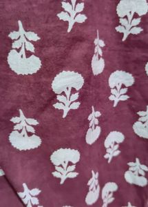 Maroon Kurta Set with chiffon dupatta