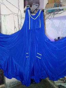 heavy long party wear silk dress