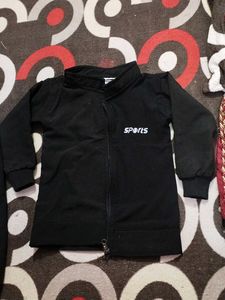 Black 'Sports' baby boy Tracksuit Set