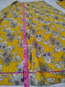 Yellow Floral Lehenga Choli Set