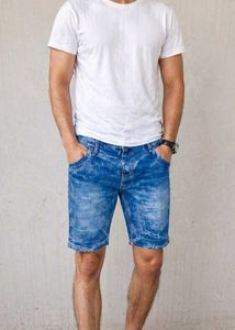 Men's Blue Denim Shorts