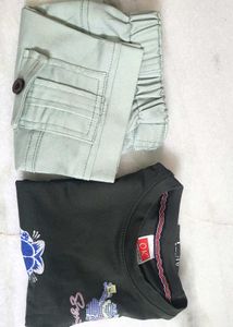 NEW: Boys Cotton Co-ord Set 2-3Y |