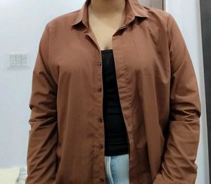 Roadster Brown Cotton Shirt 🤎✨