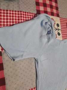 Stylish Puff Sleeve Crop Top