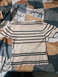 Chic Striped Knit Top