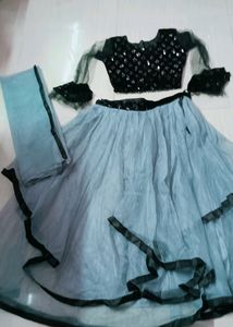 Frill Lehnga Choli With Dupatta 🌸💖