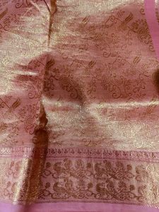 Peach Pattu Saree