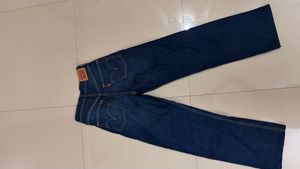 Levis Classic Dark Wash Wide Leg Jeans