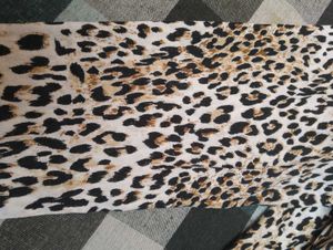 Two Kurtas: Leopard Print &amp; Orange Bandhani