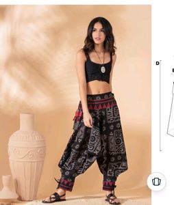 Boho Print Harem Pants