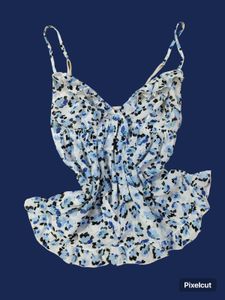 h&m babydoll top