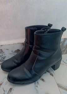 Black Heeled Ankle Boots