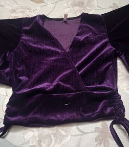 Elegant Velvet Blouse