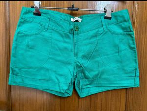 Emerald Green Shorts