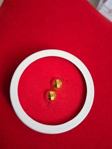 Gold Ball Stud Earrings