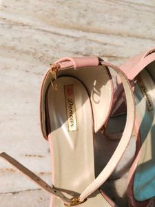Pink Heeled Sandals