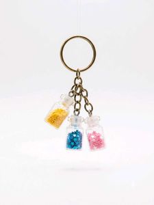 Cute Glitter Charm Keychain