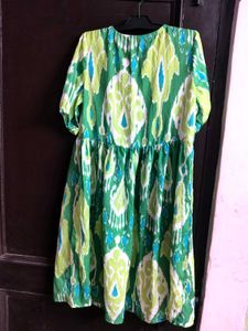 Women Printed Empire Yoke Dress