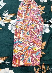 5XL Colorful Patterned Pajama Set