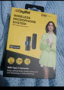 NEW digitek wireless mic with Bluetooth receiver