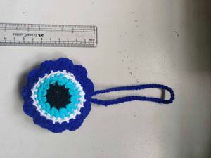 Handmade Evil Eye Crochet Charm