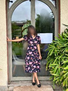 Floral Print Midi Dress