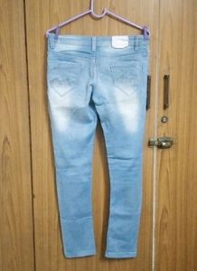 Light Blue Summer Jeans For Girls/Women
