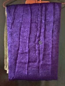 Beautiful Two Shaded Saree(Crush Silk)
