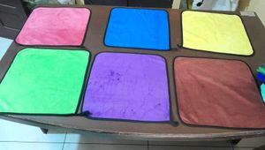 Microfiber Cleaning Cloth 400 GSM  Pack Of 8