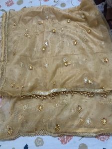 Beautiful Embroidered saree blouse and chunari
