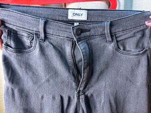 Grey Wash Denim Jeans
