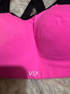 VIX Pink &amp; Black Sports Bra