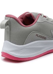 Stylish Gray &amp; Pink Running Shoes