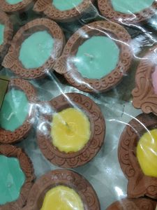 15 Decorative Clay diyas