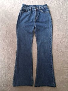 Vintage Flared Blue Jeans