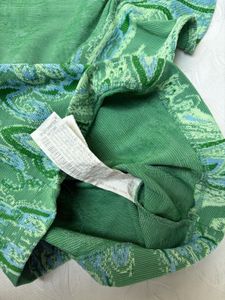 Zara Boho Ruffle Paisley Print Top