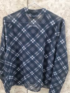 Brand New Plaid Tunic Top
