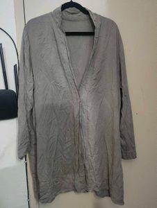 Khaki Tunic Style Shrug