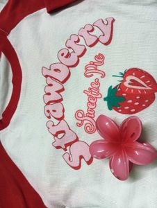 Strawberry Sweetie Pie Crop Top❤