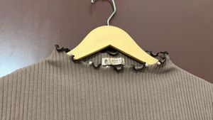 Ribbed Mock Neck Tops (combo of 3)