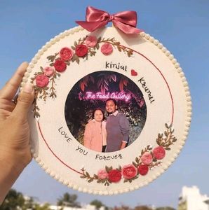 Photo Embroidery Hoop