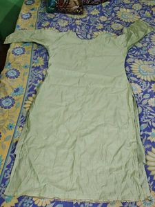 Light Green Embroidered Kurta Set