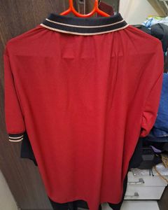Maroon MUCA Polo T-Shirt