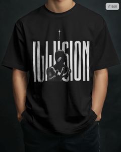 Creative Graphic Black T-Shirt