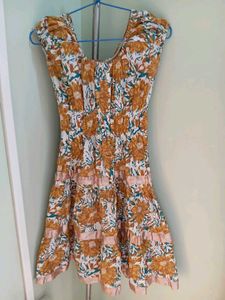 Girls Floral Print Sundress