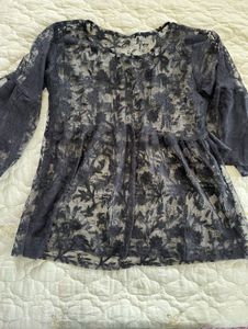 Elegant Lace Top with bell sleeves