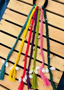 Boho Braided Hair Accessory with Shells