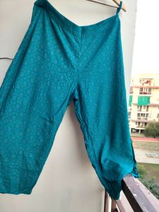 Yellow Mirror Worked Kurti Set (Women's)