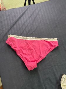 Pink Lace Trim panty