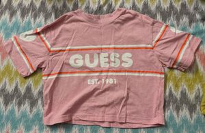 Guess Pink Graphic T-Shirt